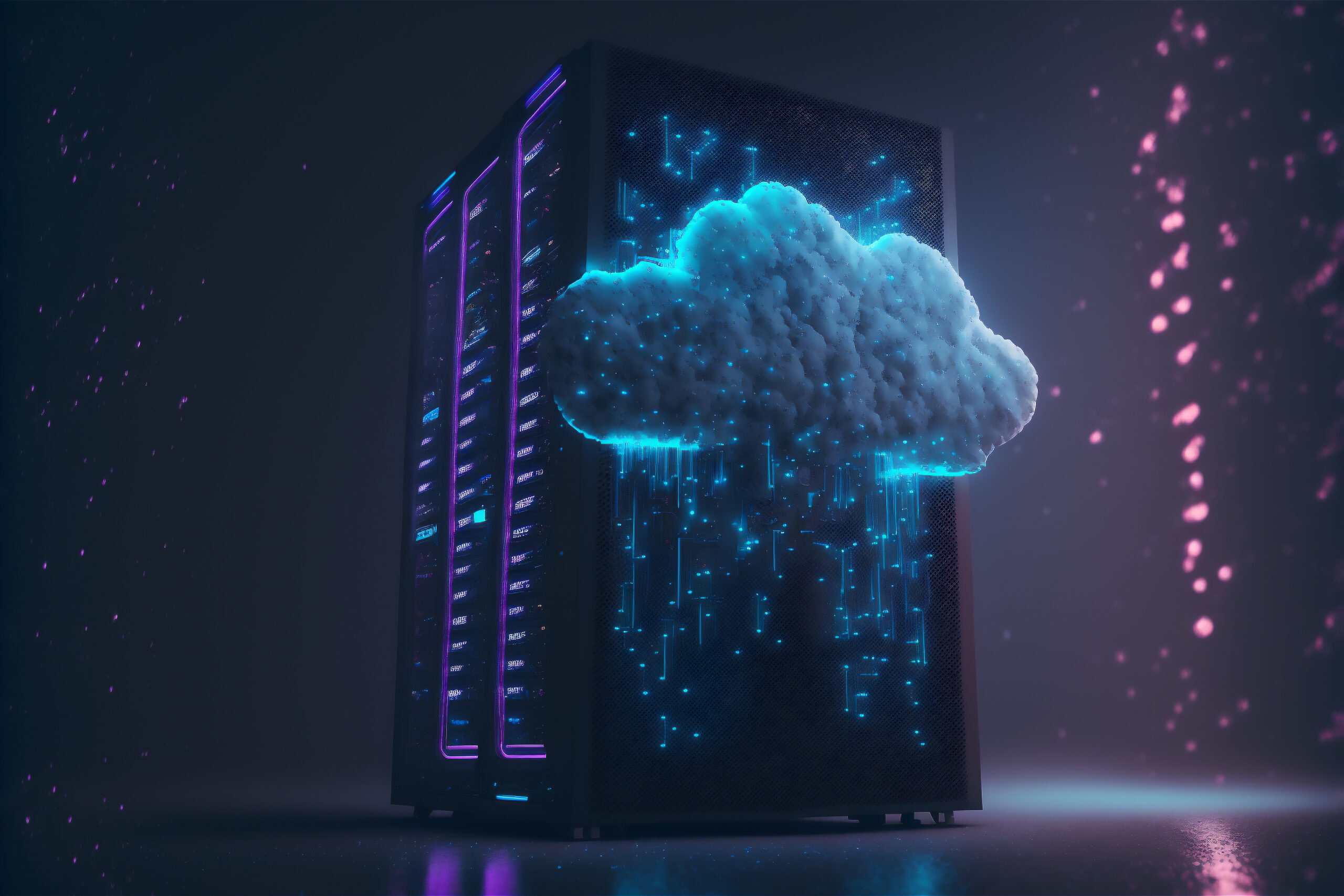 Digital cloud data storage