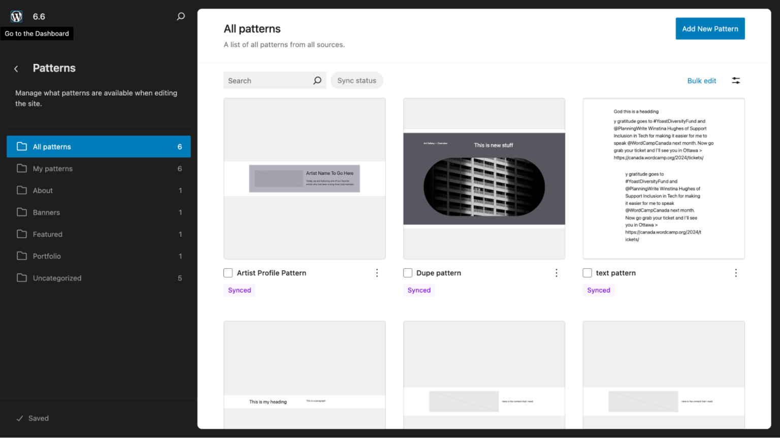 wordpress-patterns