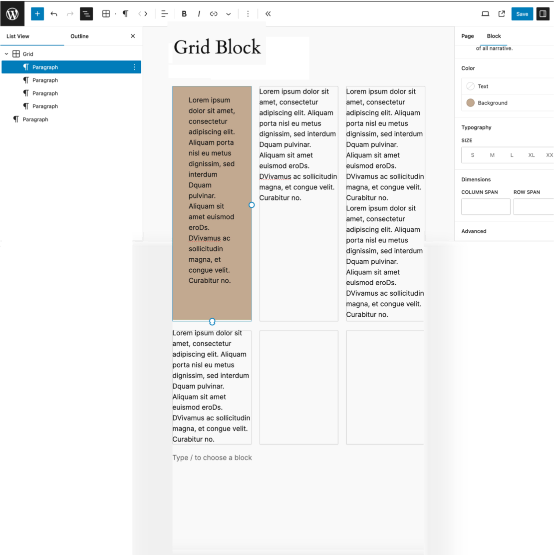 wordpress-grid-block