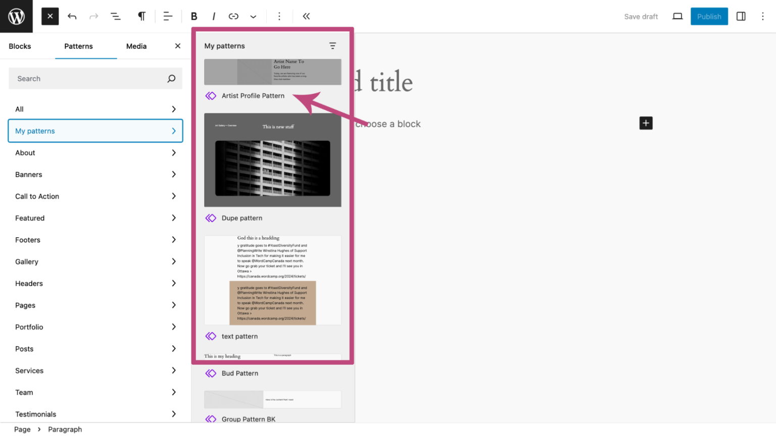 wordpress-pattern-overrides